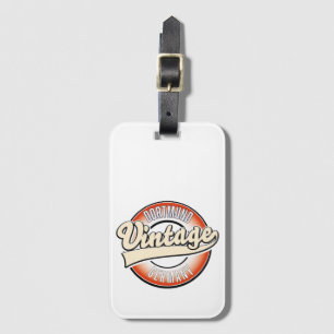 Étiquette À Bagage Logo de style vintage Dortmund,