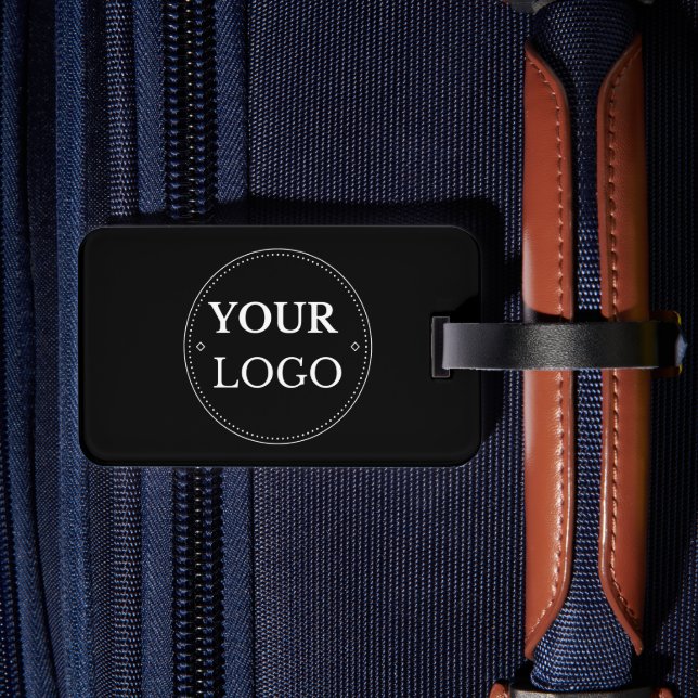 Étiquette À Bagage Logo d'entreprise moderne marque professionnelle (Verso Insitu 2)