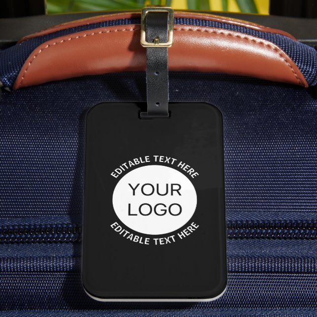 Étiquette À Bagage Logo d'entreprise ou toute image et texte modifiab (Insitu Rectoal 2)