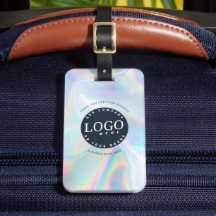 Étiquette À Bagage Logo d'entreprise personnalisé Adresse de retour h