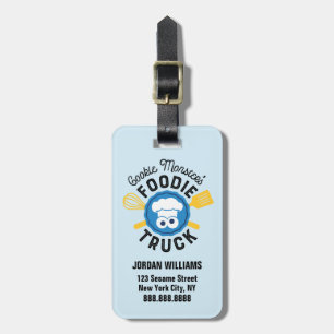 Étiquette À Bagage Logo du camion fourré de Cookie Monster