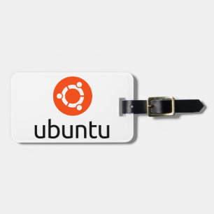 Étiquette À Bagage Logo d'Ubuntu Linux