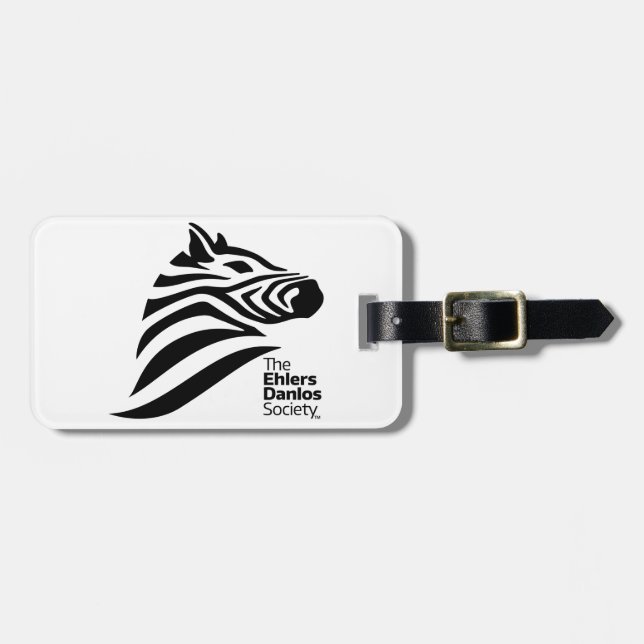 Étiquette À Bagage Logo officiel de société d'Ehlers-Danlos (Devant horizontal)