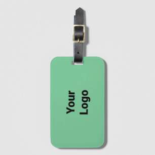 Étiquette À Bagage Logo personnalisé simple et élégant ici société g