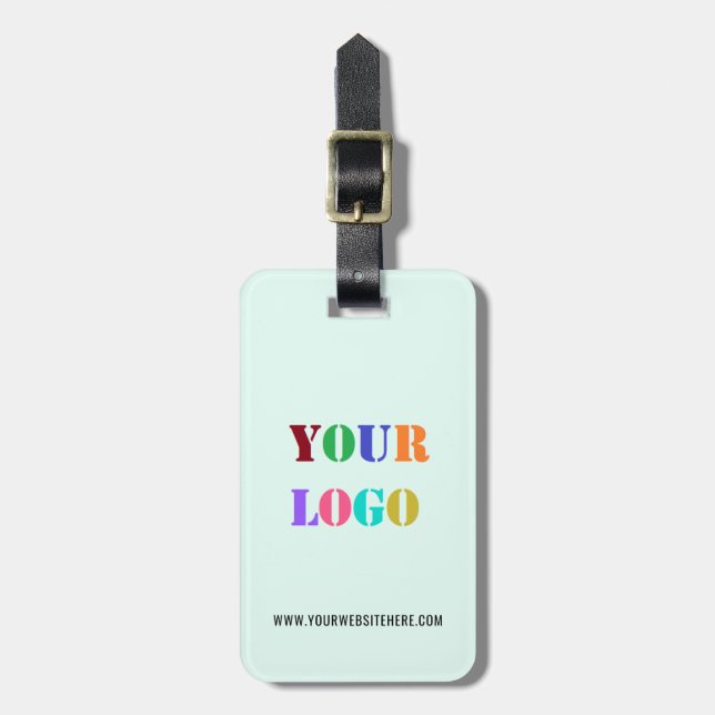 Étiquette À Bagage Logo Promotionnel Personnalisé  (Devant Vertical)