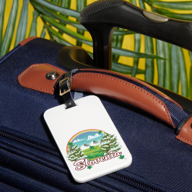 Étiquette À Bagage logo Slovénie Travel (Insitu Rectoal 1)