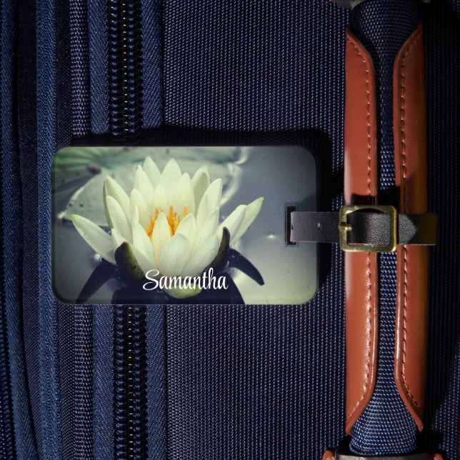Étiquette À Bagage Lotus Blossom Personnalisé (Insitu Rectoal 4)