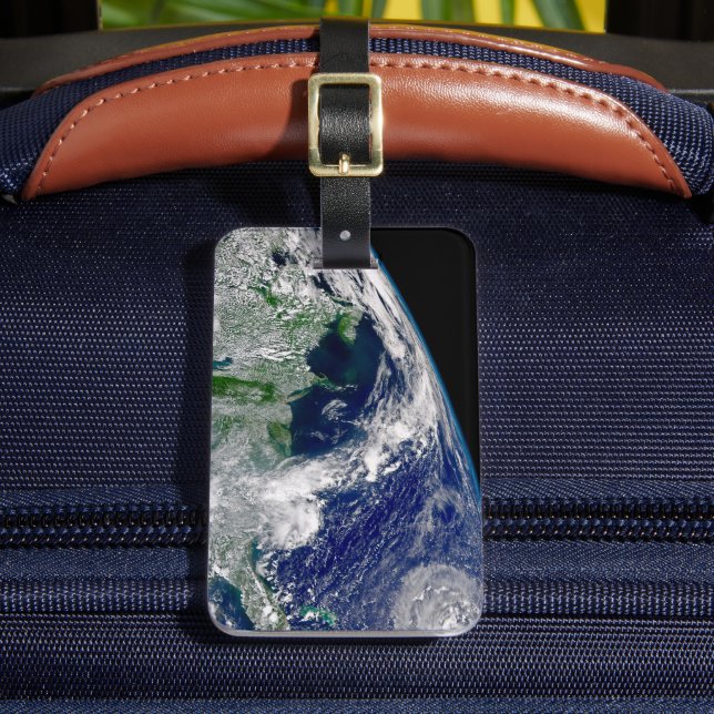 Étiquette À Bagage L'Ouragan Frances Sur Une Terre Partielle. (Insitu Rectoal 2)