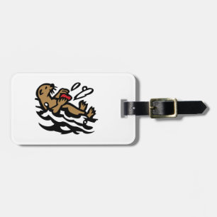 Étiquette À Bagage Loutre de mer