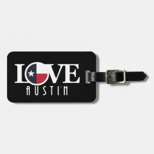 Étiquette À Bagage LOVE Austin Texas