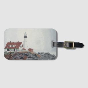 Étiquette À Bagage Lumière de tête Portland dans le brouillard