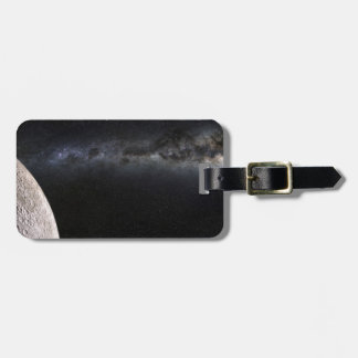 Étiquette À Bagage Lune et galaxie