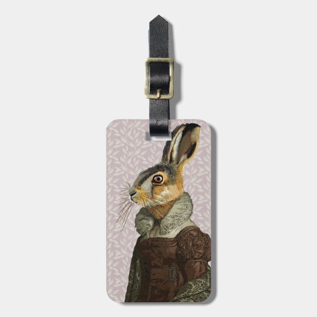 Étiquette À Bagage Madame Hare (Devant Vertical)