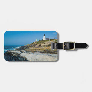 Étiquette À Bagage Maine, Pemaquid Point, phare de Pemaquid Point