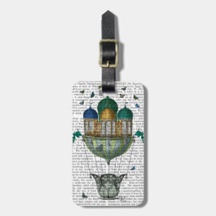 Étiquette À Bagage Maison des papillons