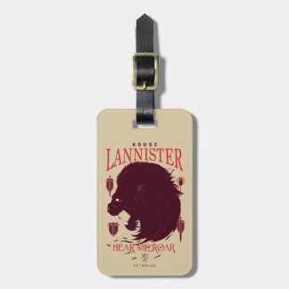 Étiquette À Bagage Maison Lannister - Entendez-moi Roar