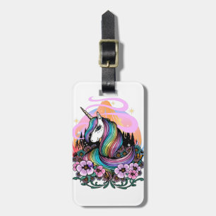 Étiquette À Bagage Majestic Unicorn