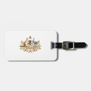 Étiquette À Bagage manteau des bras australien