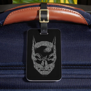 Étiquette À Bagage Mantra de Batman Head