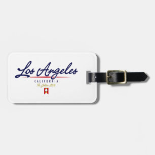 Étiquette À Bagage Manuscrit de Los Angeles