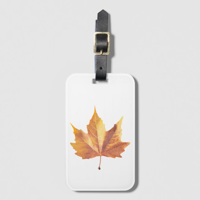 Étiquette À Bagage Maple autumn (Devant Vertical)