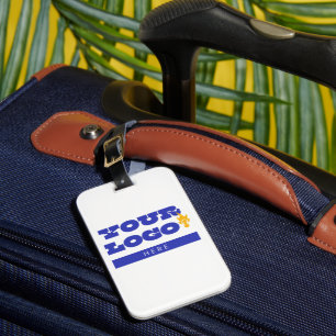 Étiquette À Bagage Marchandise de logo d'entreprise personnalisée pou