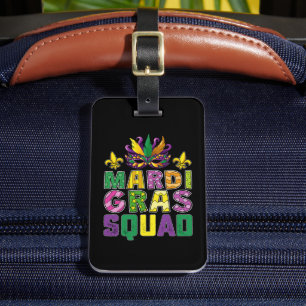 Étiquette À Bagage Mardi Gras Squad Party Costume amusant Carnaval