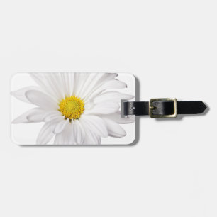 Étiquette À Bagage Marguerites customisées par arrière - plan de