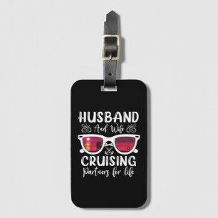 Étiquette À Bagage Mari Femme Cruising Partenaires pour la vie