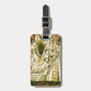 Étiquette À Bagage Mariage antique de mariée vintage