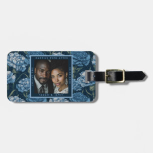 Étiquette À Bagage Mariage de Destination avec Accent de Œillet à la 