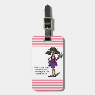 Étiquette À Bagage Mariage Rude Éveil