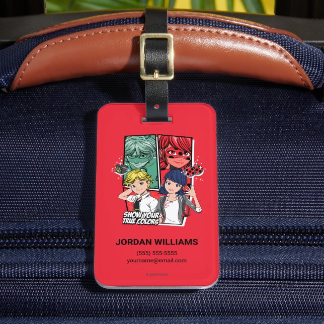 Étiquette À Bagage Marinette comique miqueuse & Adrien Véritables Cou (Insitu Rectoal 2)