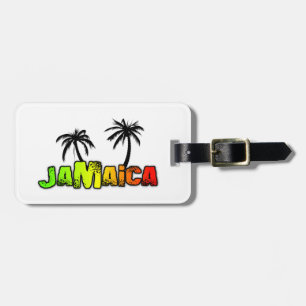 Étiquette À Bagage Marque bagage pour les cocotiers jamaïcains