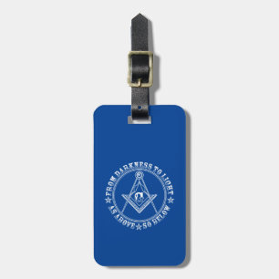 Étiquette À Bagage Marque bagage symbole de franc-maçonnerie