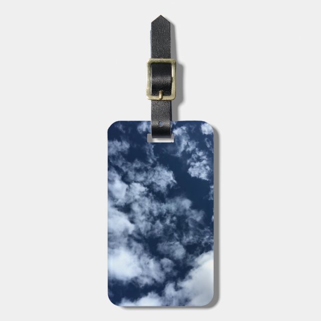 Étiquette À Bagage Marque de bagage personnalisée - ciel (Devant Vertical)