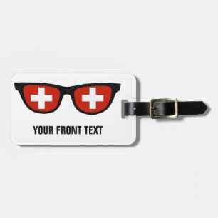 Étiquette À Bagage Marque de bagage personnalisée Swiss Shades