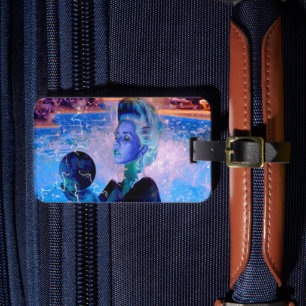 Étiquette À Bagage Marque électronique à bagages sorcière