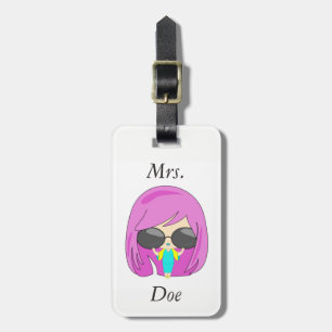 Étiquette À Bagage Marque pour fille de mode