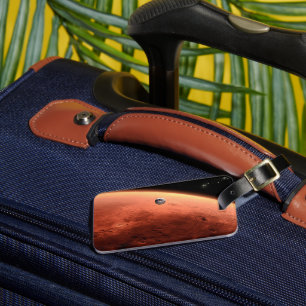 Étiquette À Bagage Mars Science Laboratory approchant Mars.