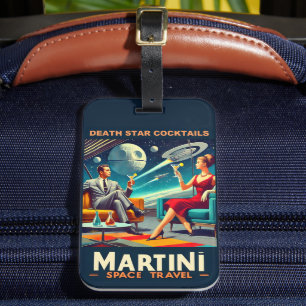 Étiquette À Bagage Martini Space Affiches de voyage Death Star Cockta