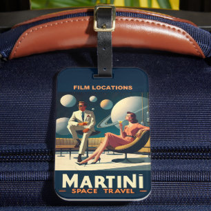 Étiquette À Bagage Martini Space Travel Affiches Emplacements du film