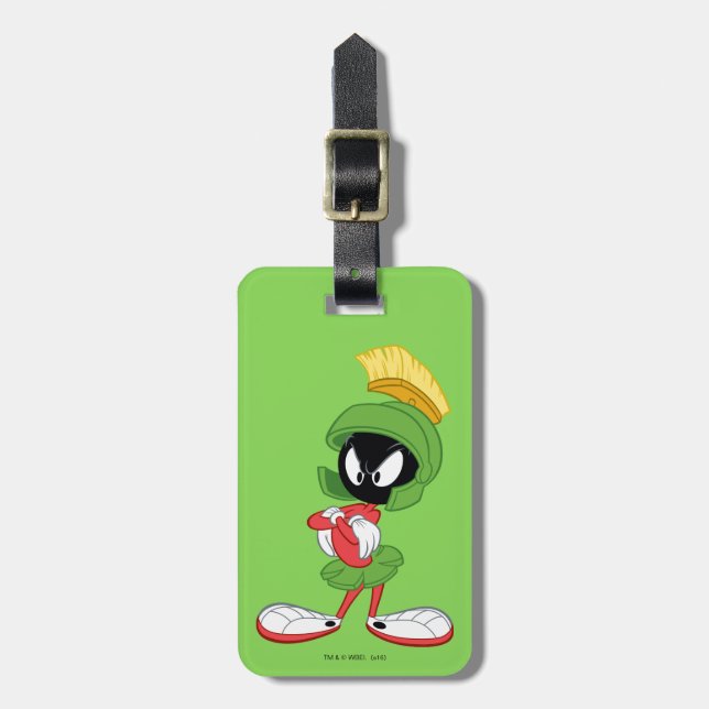 Étiquette À Bagage MARVIN MARTIAN™| Traversée d'armes (Devant Vertical)
