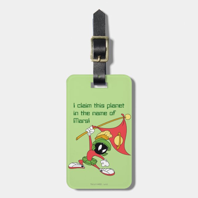 ÉTIQUETTE À BAGAGE MARVIN THE MARTIAN™ (Devant Vertical)