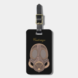 Étiquette À Bagage Masque gaz vapeur Thunder_Cove