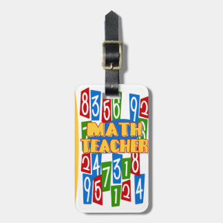 Étiquette À Bagage Math Teacher