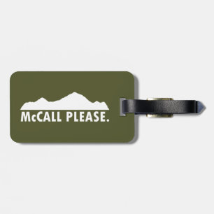 Étiquette À Bagage McCall Idaho S'Il Vous Plaît