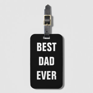 Étiquette À Bagage Meilleur papa jamais Fête des pères Anniversaire C