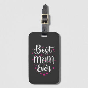 Étiquette À Bagage Meilleur Texte De Maman Et Petites Étoiles