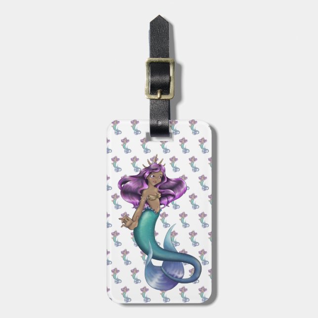 Étiquette À Bagage Mermaid Iole (Devant Vertical)